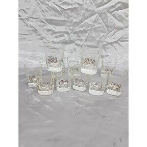 Della Notte The Black Sambuca (12)  Shot Glasses new never used set of 12